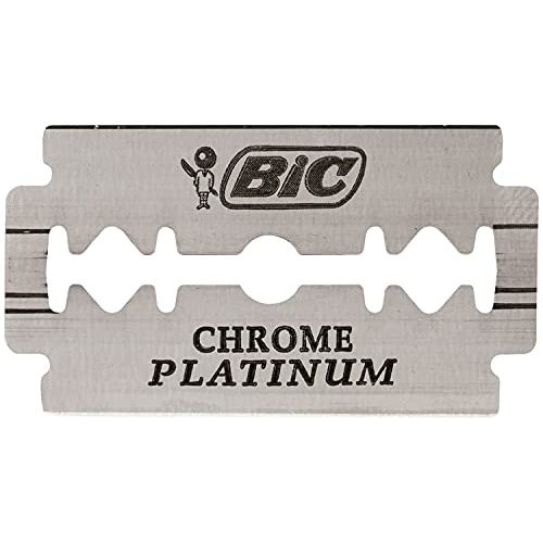 Rasierhobel-Klingen BIC Rasierklingen, 100 Stück, Chrome Platinum