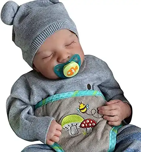 Reborn-Puppe Cloixon Wiedergeborene Puppen Weiches Silikon