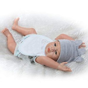 Reborn-Puppe iCradle Reborn Baby Doll 20 Zoll 50cm Silikon