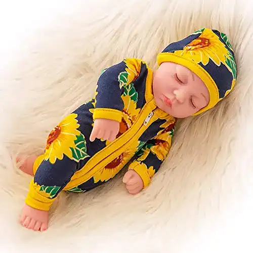 Reborn-Puppe ZITA ELEMENT Newborn Reborn Baby 10 Zoll, Set