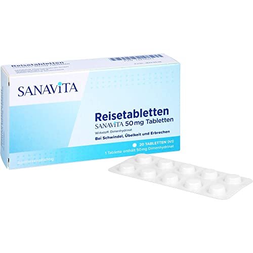 Reisetabletten REISETABLETTEN Sanavita 50 mg Tabletten 20 St