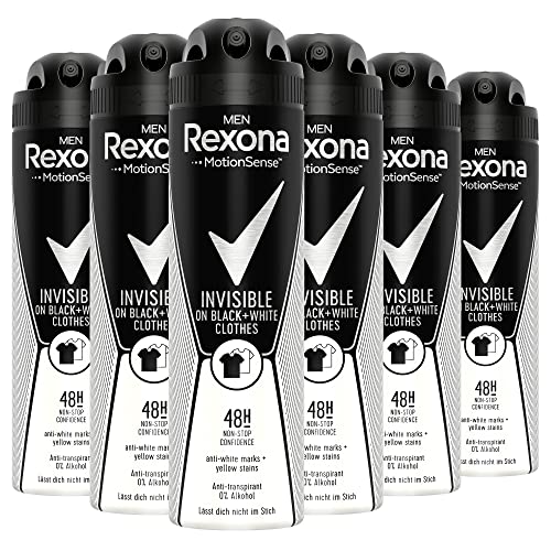 Die beste rexona deo rexona men motionsense invisible on black 6 stueck Bestsleller kaufen