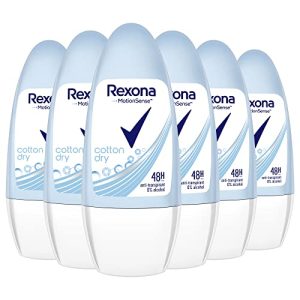 Rexona-Deo Rexona MotionSense Deo Roll-On Cotton Dry, 6 St.
