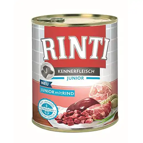 Die beste Rinti-Hundefutter Rinti Kennerfleisch Junior Rind 12x 800g 2026 Test Bestseller Rinti-Hundefutter Rinti Kennerfleisch Junior Rind 12x 800g