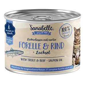 Sanabelle-Katzenfutter bosch Tiernahrung Leckerbissen 6 x 195 g