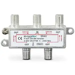 Sat-Verteiler 4-fach