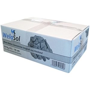 Saunasteine WelaSol Aufguss Olivin-Diabas Steine ca. 19-20 kg