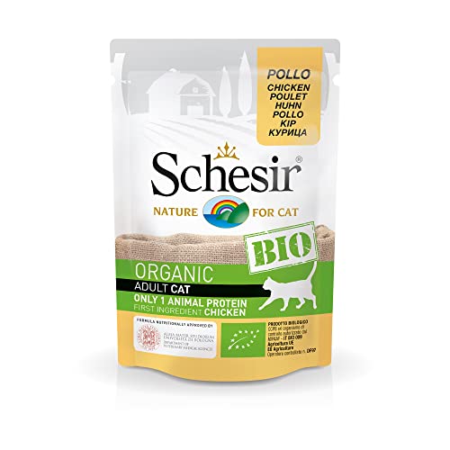 Die beste schesir katzenfutter schesir cat bio monoprotein huhn 16 x 85 g Bestsleller kaufen
