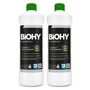 Scheuermilch BIOHY 2x1l Flasche, gründliche Reinigung