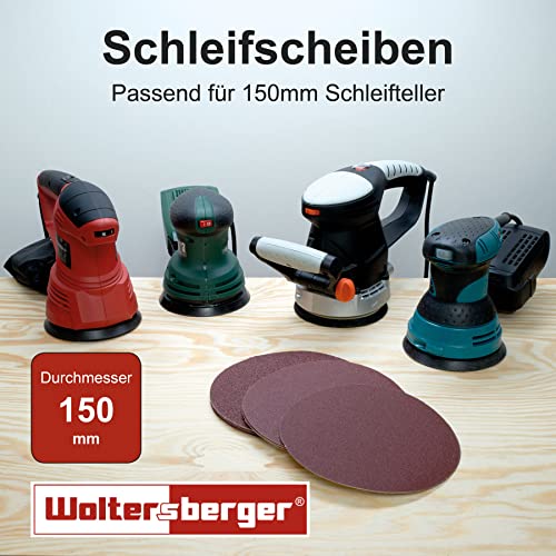 Schleifscheiben 150 mm Woltersberger ® 50 Stück