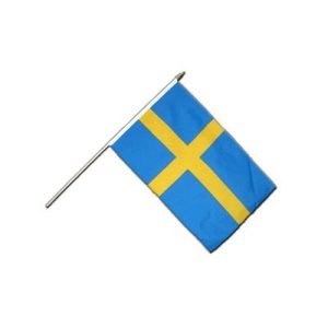 Schweden-Flagge Flaggenfritze Stockflagge Schweden 30 x 45 cm