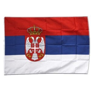 Serbien-Flagge Flaggenfritze Fahne Flagge Serbien 30 x45 cm