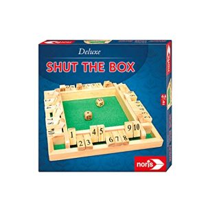 Shut the Box Noris 606108013 Deluxe Das beliebte Würfelspiel