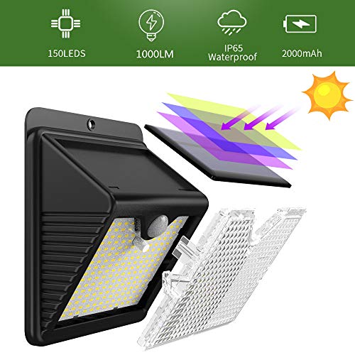 Solarstrahler iPosible Solarlampen für Außen, 6 Stück
