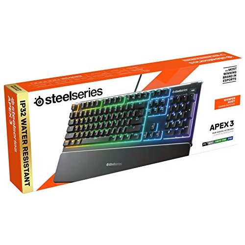SteelSeries-Tastatur SteelSeries Apex 3, 10-Zonen RGB-Beleuchtung
