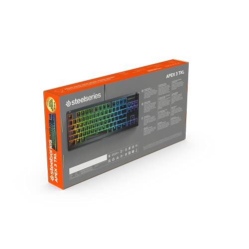 SteelSeries-Tastatur SteelSeries Apex 3 TKL, RGB Gaming-Tastatur