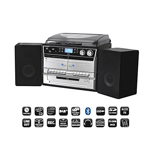 Stereoanlage mit Plattenspieler Soundmaster MCD5550SW DAB