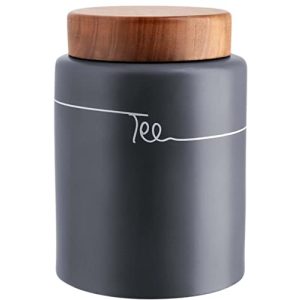 Teedosen KHG Teedose für losen Tee Teebox luftdicht Keramik