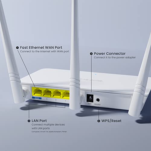 Tenda-Router Tenda F3 WLAN Router Wi-Fi Router N301