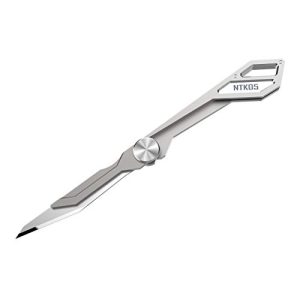 Titan-Messer Nitecore NTK05 Ultra Tiny Titanium Keychain Knife