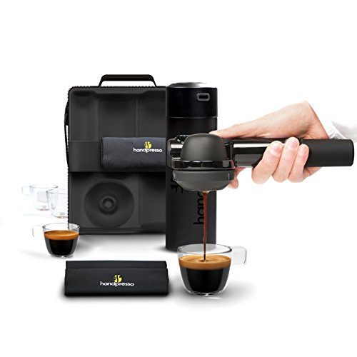 Tragbare Espressomaschine Handpresso 48241 Pump Set schwarz