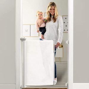 Treppenschutzgitter ausziehbar momcozy für Babys, 0-140 cm