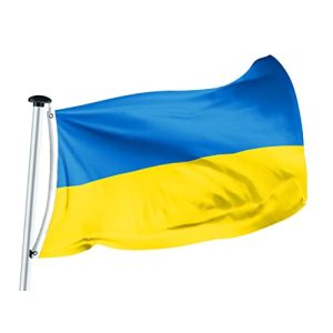 Ukraine-Flagge FLAGLY Premium Flagge Ukraine 100 x 150 cm