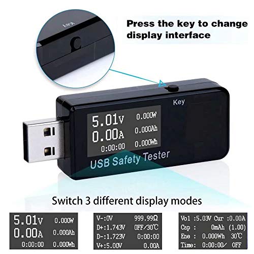 USB-Multimeter AMANKA USB-Tester, QC2.0 QC3.0