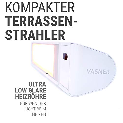 Vasner-Heizstrahler VASNER Teras X20 im Rund-Design 2000 Watt