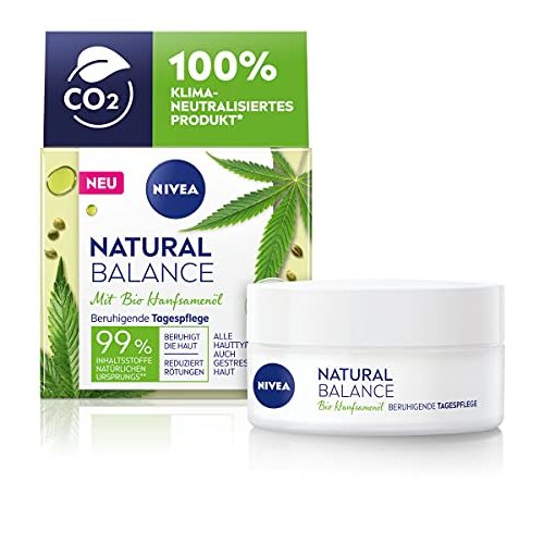 Vegane Gesichtscreme NIVEA Natural Balance Bio Hanfsamenöl