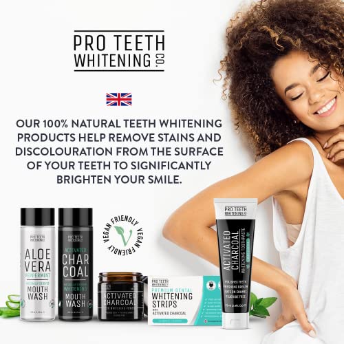 Vegane Zahnpasta Pro Teeth Whitening Co, mit Aktivkohle