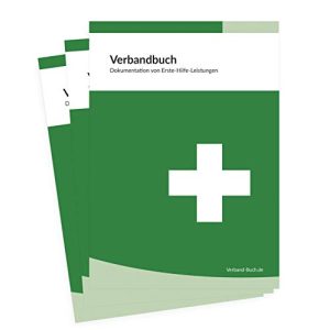 Verbandbuch SellerRocket 3er SET, Unfallbuch Stand 2022