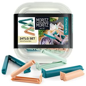 Verschlussclips Moritz & Moritz 24, Inkl. praktischer Box