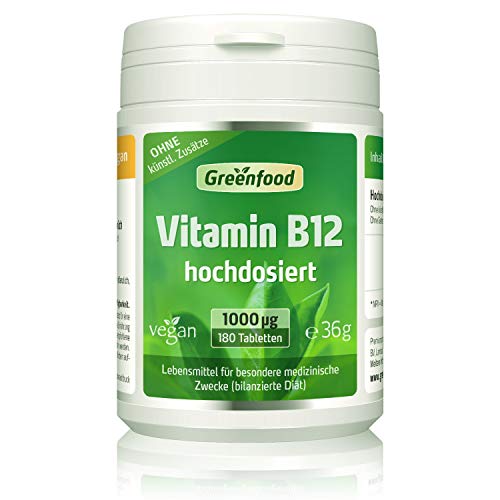 Die beste vitamin b12 tabletten greenfood vitamin b12 hochdosiert Bestsleller kaufen