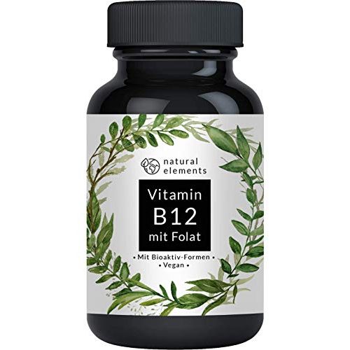 Vitamin-B12-Tabletten natural elements Vitamin B12, 180 Tabl.