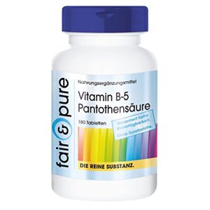 Vitamin B5 Fair & Pure tabletter 200mg pantotensyra