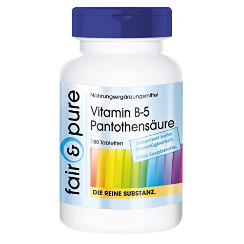 Die beste vitamin b5 fair pure tabletten 200mg pantothensaeure Bestsleller kaufen
