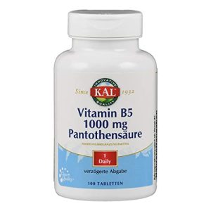 B5-vitamin Cal 1000mg Laboratóriumban tesztelt 100 tabletta 160g