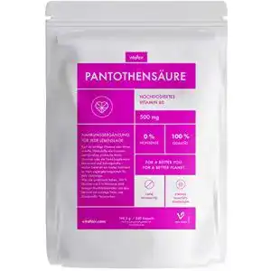 Vitamin B5 VITAFAIR (Pantothensäure) 500mg Hochdosiert