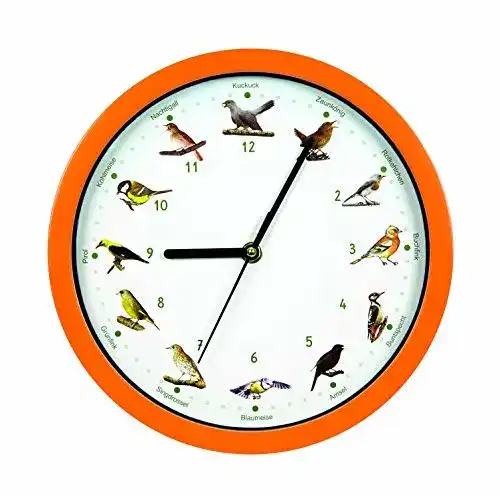 Vogeluhr FLIXi mit Deutschen Vogelstimmen