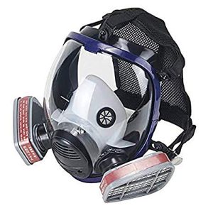 Vollmaske OHMOTOR Atemschutzmaske mit Luftfilterpatrone