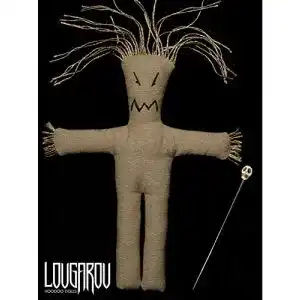 Voodoo-Puppe Unbekannt Mad Mojo Doll raw Set