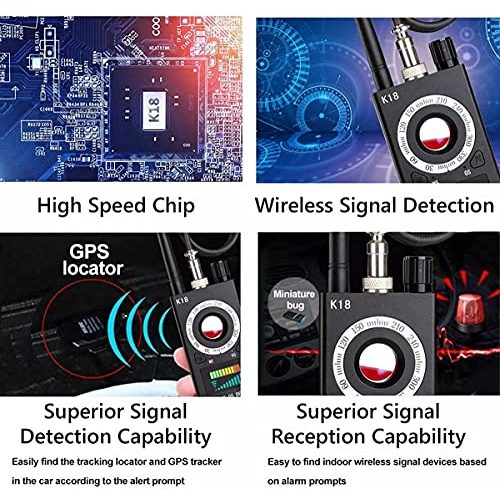 Wanzenfinder SIKVIO Wanzen Detektor RF Wireless, Anti Spy