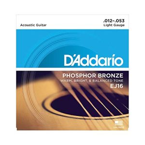 Westerngitarre Saiten D’Addario Gitarrensaiten Phosphor Bronze