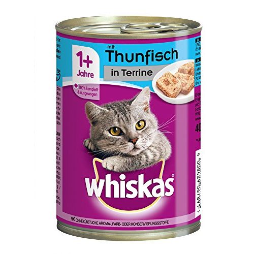 Whiskas-Nassfutter whiskas Dose Adult 1 plus mit Thunfisch 400 g