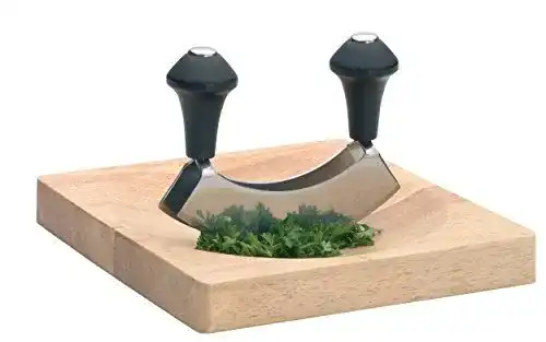 Wiegemesser mit Brett Kitchen Craft KitchenCraft, traditionell
