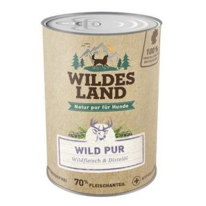 Wildes-Land-Hundefutter WILDES LAND Wild PUR 6 x 800 g