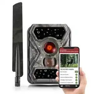 Wildkamera-mit-App SECACAM Raptor Mobile 4G LTE Wildkamera