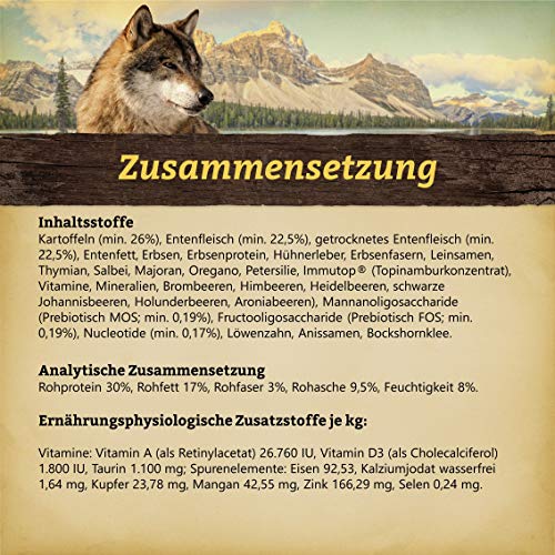 Wolfsblut-Trockenfutter Wolfsblut, Wild Duck Small Breed, 2 kg