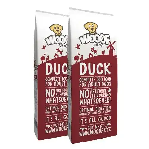 Die beste WOOOF-Hundefutter WOOOF Ente 28kg Ente, Obst & Gemüse 2026 Test Bestseller WOOOF-Hundefutter WOOOF Ente 28kg Ente, Obst & Gemüse